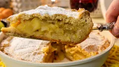 Kako pripremiti pravi venecijanski kolač od jabuka: sočan, mirisan, s tankom korom