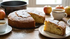 Apple moelleux: sočan kolač koji ostaje mekan čak i kad se ohladi.