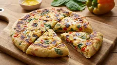 Brza focaccia s sirom i povrćem iz tave – spremno za 20 minuta bez pećnice