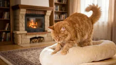 Zašto mačka gnječi šapama po vama i prede: što to znači i kada je normalno